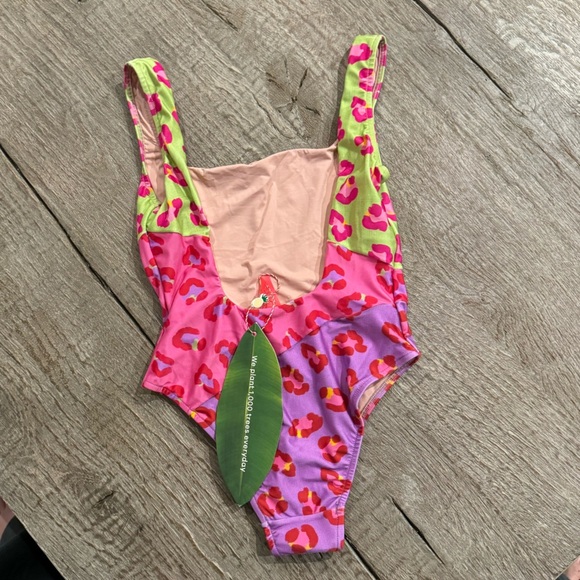 Farm Rio Maxi Leopard Patch One Piece Swimsuit - Picture 5 of 6